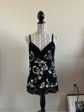 White House Black Market Floral Lace Cami